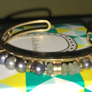 River Pearl Bracelet Cuff
